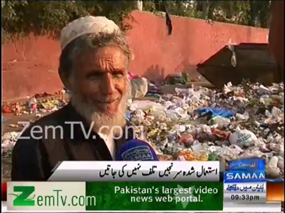 USED Sringes are being used for DRUG Purposes