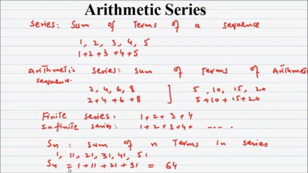 Arithmetic Series