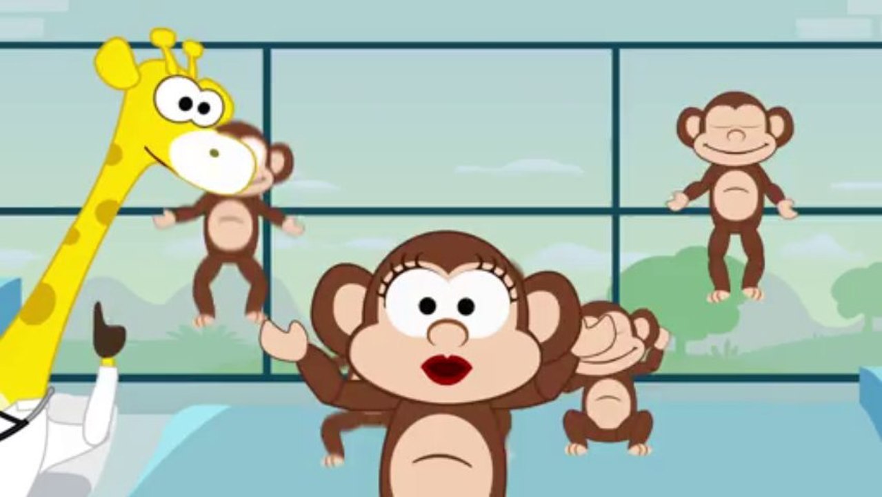 5 Little Monkeys - Nursery Rhymes - Toobys