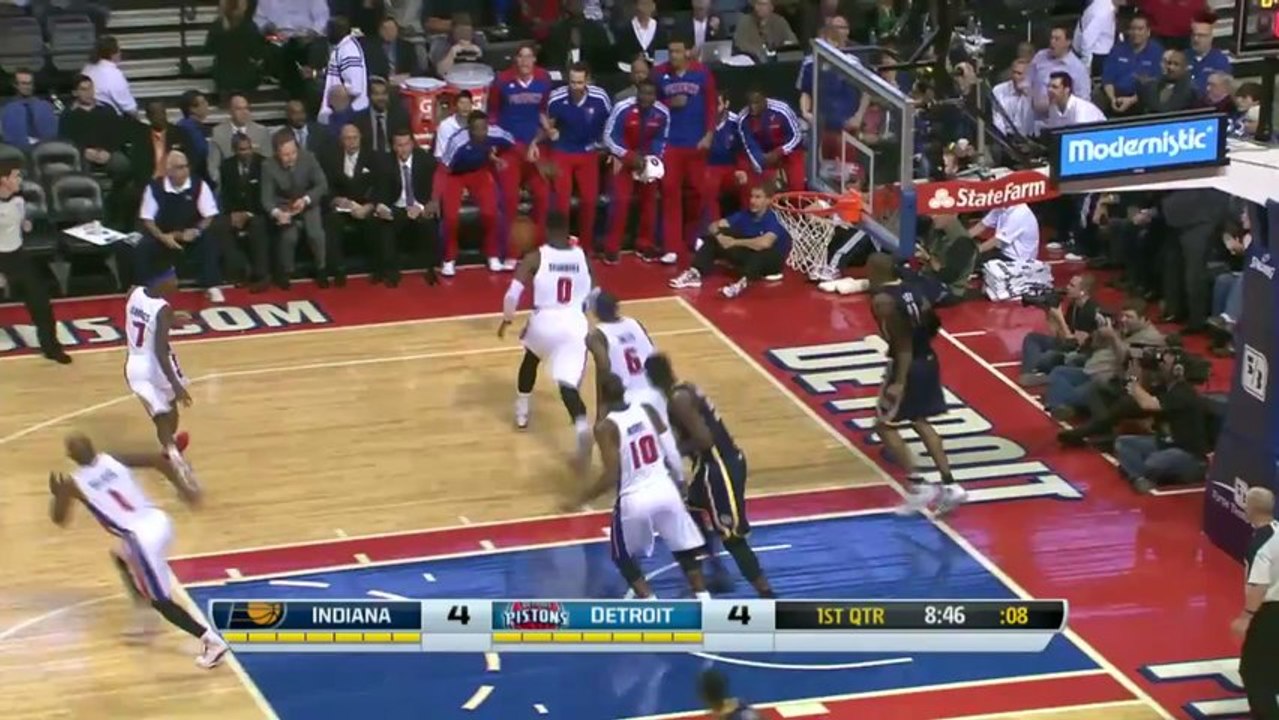 Matchup entre Andre Drummond et David West