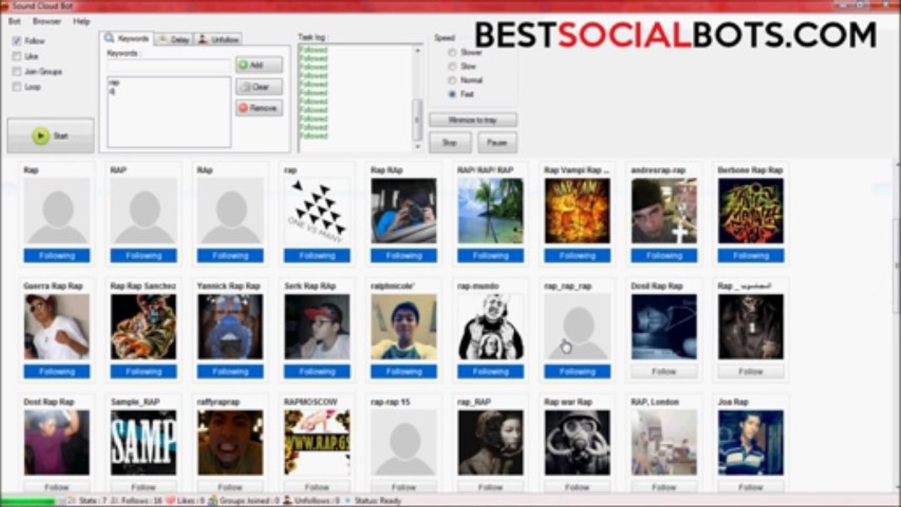 Auto Follow  on soundcloud - Soundcloud Bot Updated 2013 july