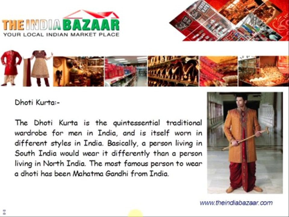 Different Types of Indian Clothes for Men