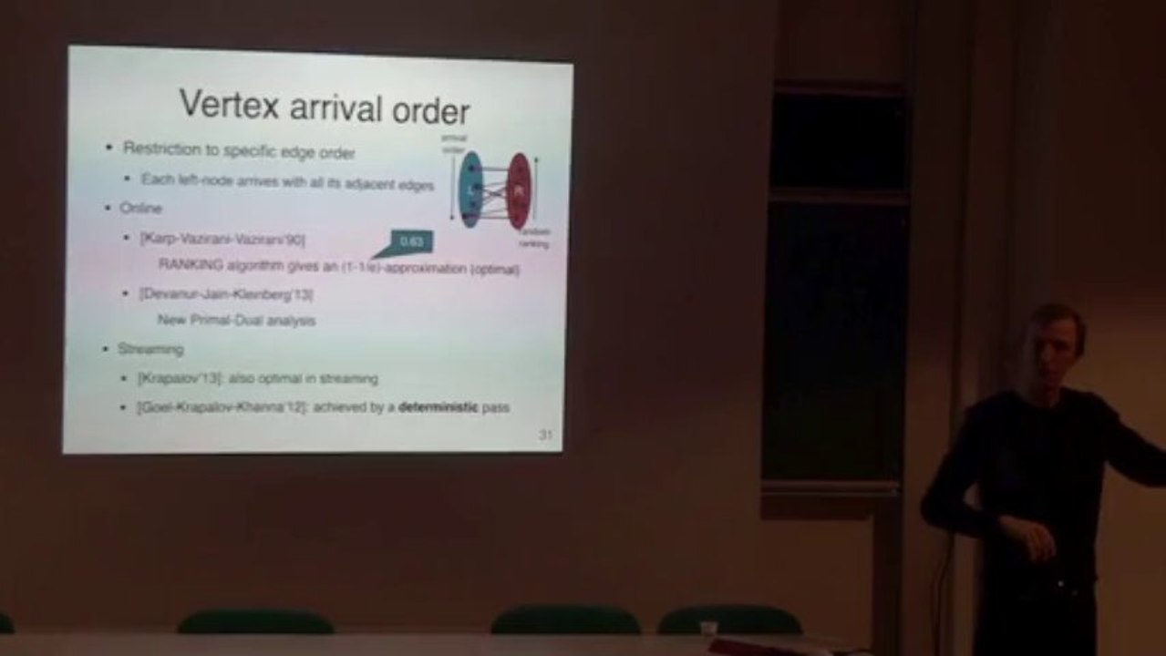 [CoA 2013] Frédéric MAGNIEZ (Part 2/2) An Introduction to Streaming Algorithms