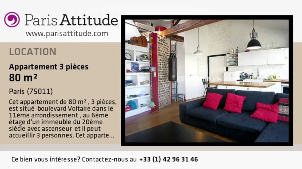 Appartement 2 Chambres à louer - Oberkampf, Paris - Ref. 5887