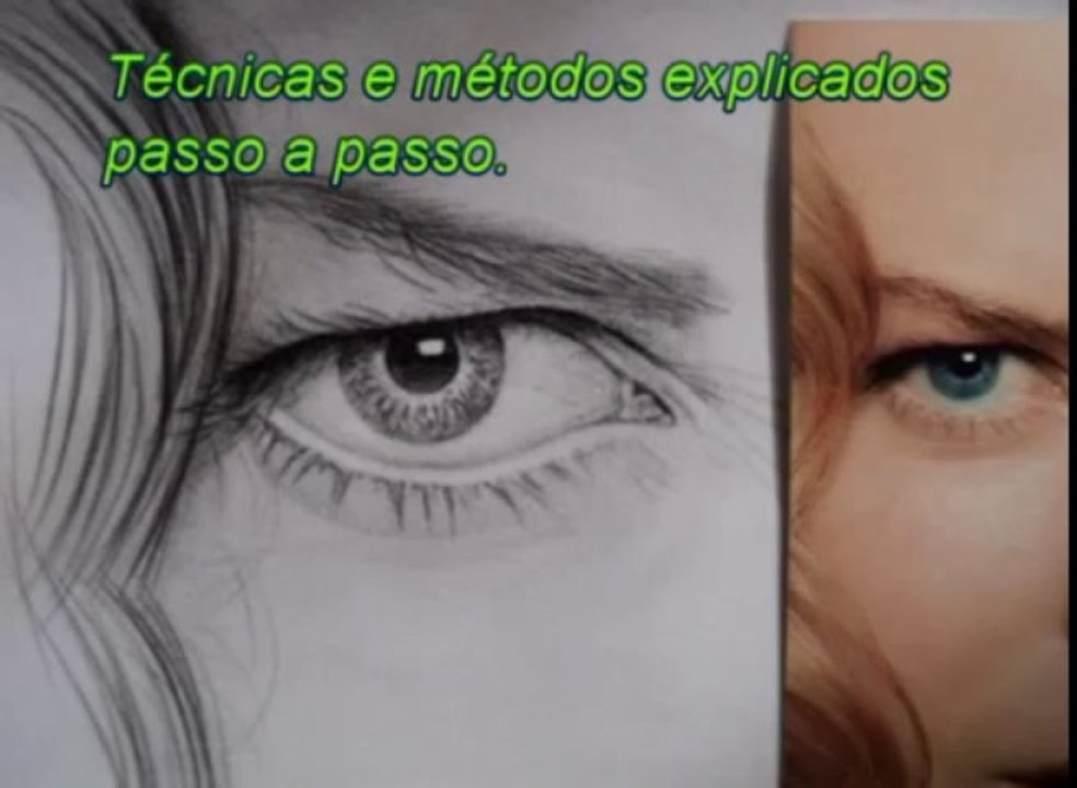 Desenho de olhos aulas grátis passo a passo.