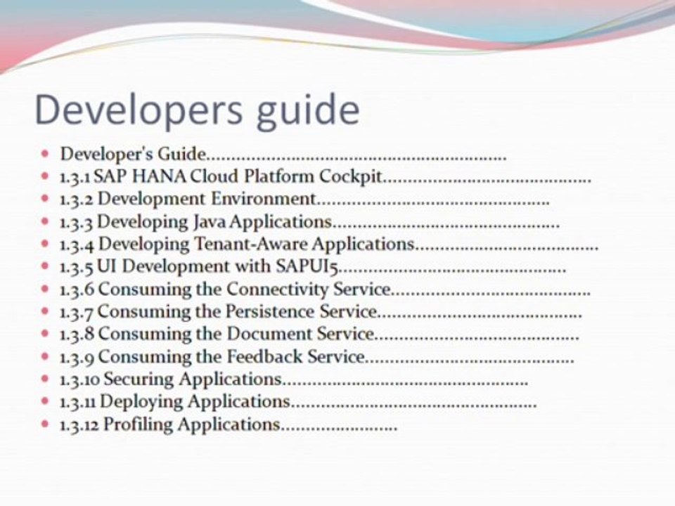 sap hana development introduction to software development hana