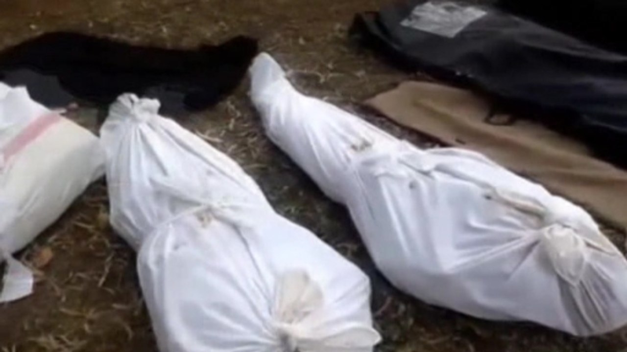 Amateur video shows continued Syria fighting as sides prep for peace talks