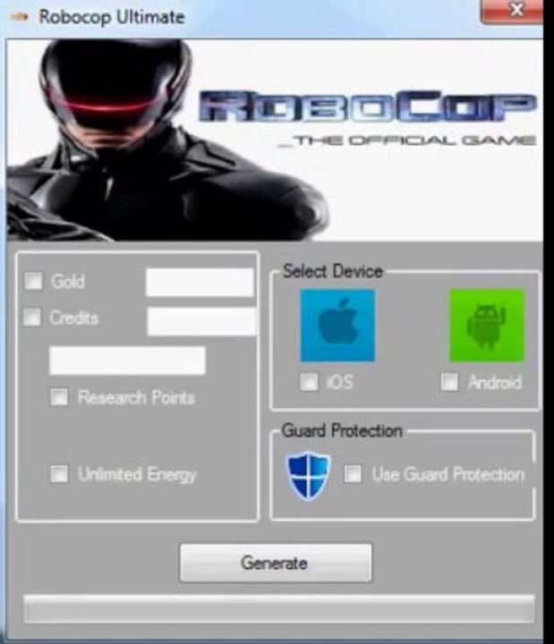 Hack Robocop Generator For All Devices 100% Working Tested