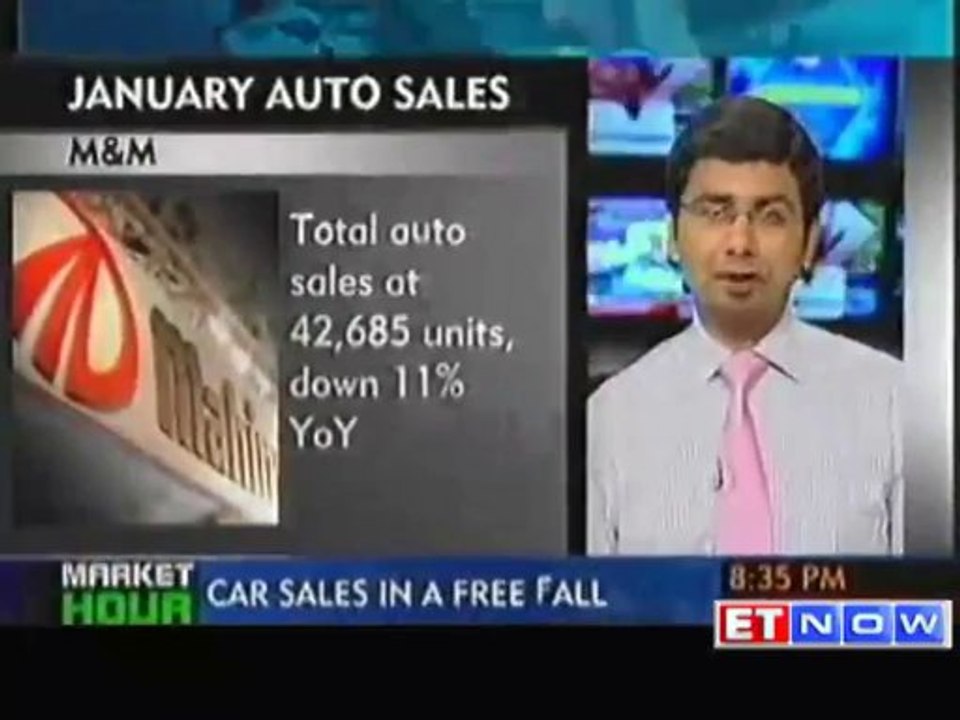 Car sales still in free fall; auto stocks down