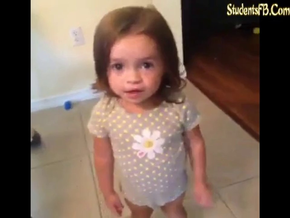 cute baby girl copying very fine