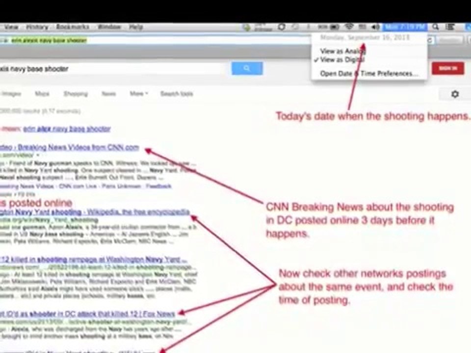 USA Today; ABC News; CNN & Google