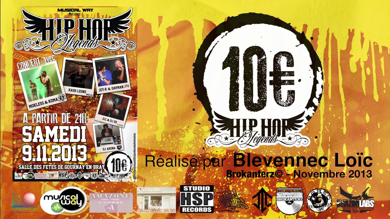 🔥 Hip Hop Legends Concert in Gournay-en-Bray – Featuring Koma, Mokless & More!