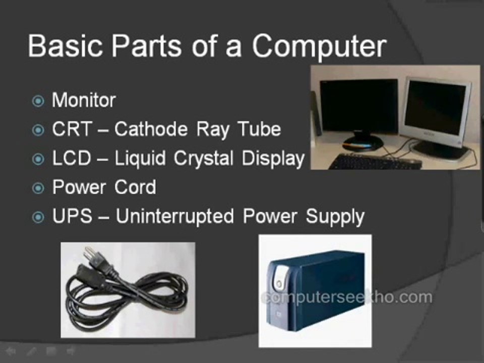 Learn Computer in Hindi - Basic Parts _ Keyboard - YouTube