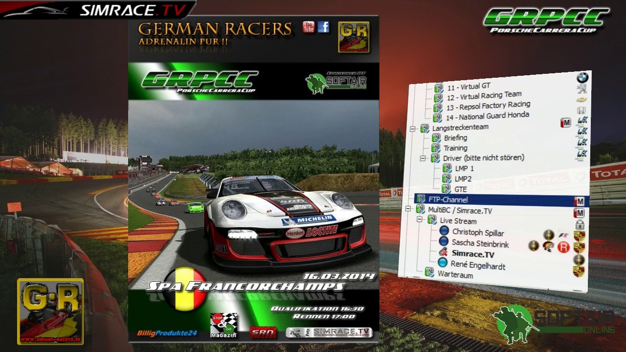 GRPCC - 2. Rennen in Spa