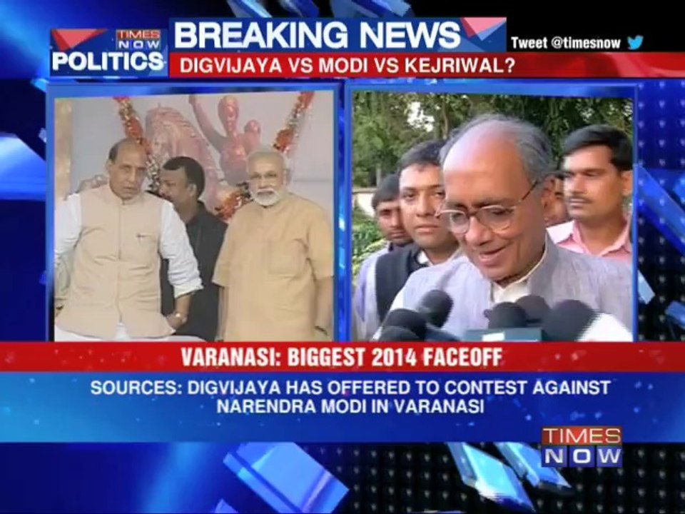 Digvijaya versus Modi versus Kejriwal