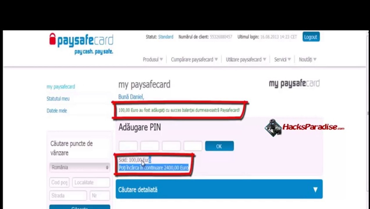 Paysafecard Code Generator - Unlimited Codes Video Proof