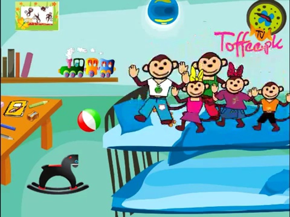 5 little monkeys in urdu