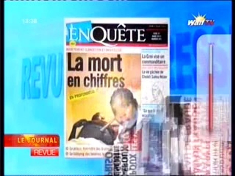 Revue de presse du jeudi 27 mars 2014 ( Ndeye Fatou Ndiaye)