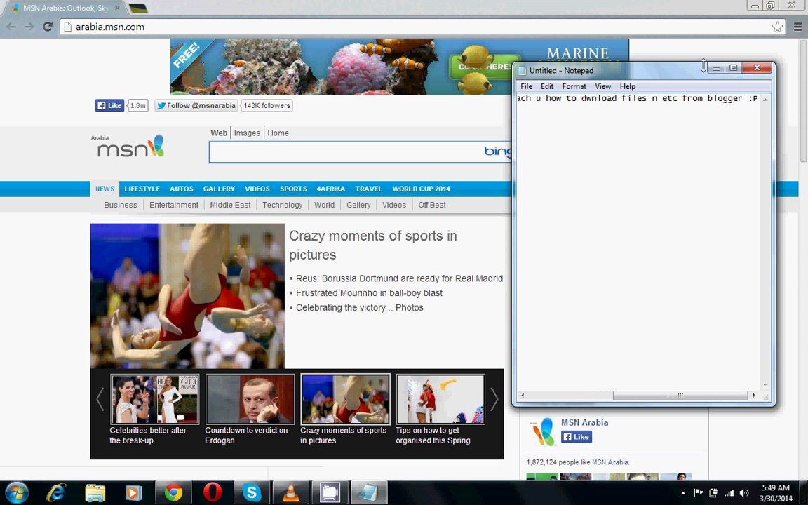 How to download file from blogger