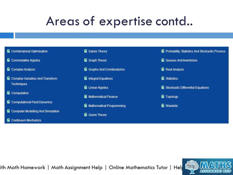 Math Assignment Help- Corporate Presentation
