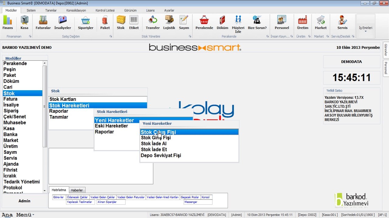 STOK ÇIKIŞ FİŞİ