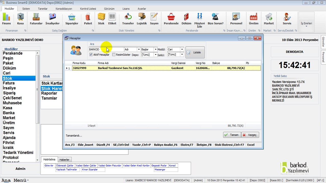 STOK GİRİŞ FİŞİ