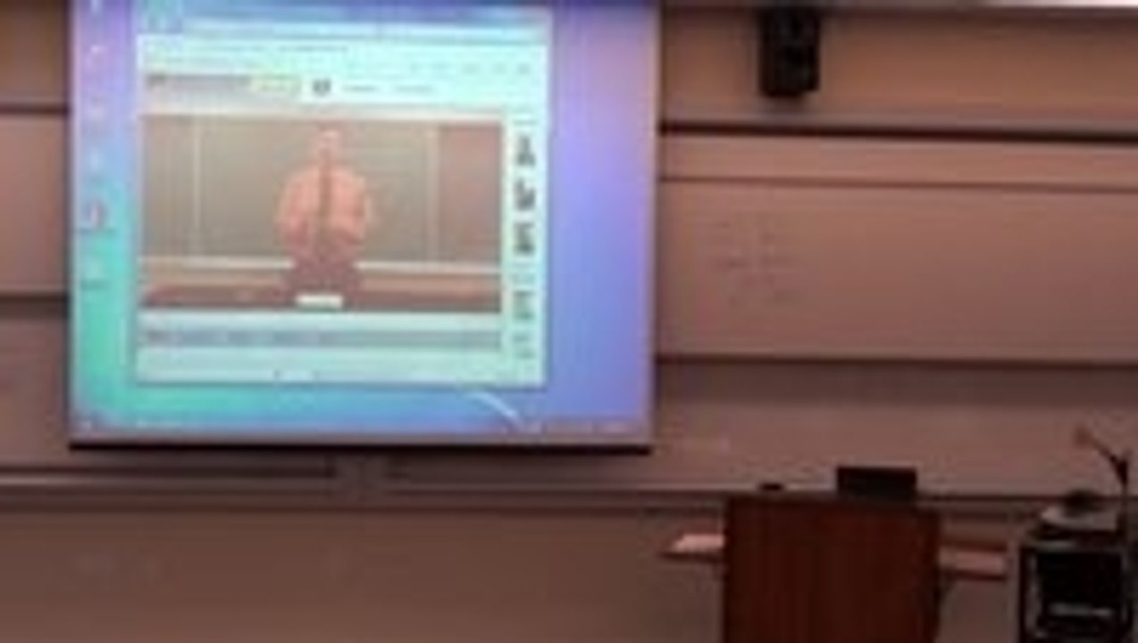 Maths Professor prank lecture on computer screen