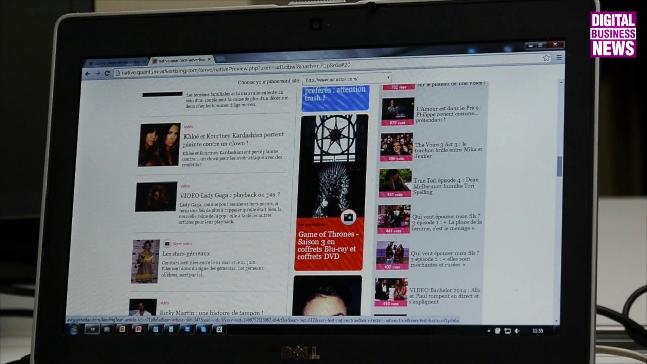 Démo Quantum Advertising - DBN