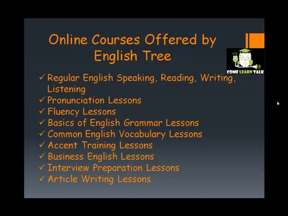 www.comelearntalk.com improve your English Fluency ,Grammar ! Speaking Power