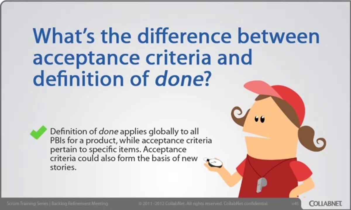 Backlog Refinement Meeting - CollabNet Scrum Training Part 2