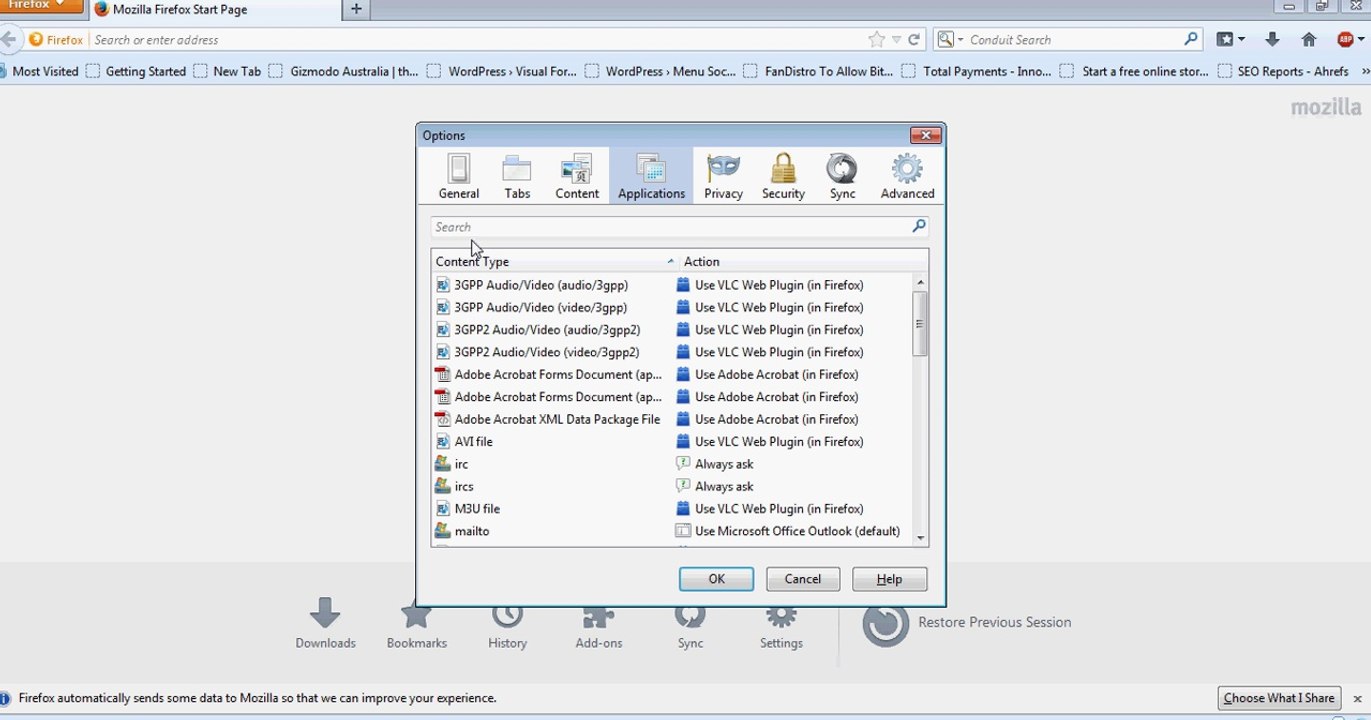 Disable-Default Pdf Reader  in Chrome and Firefox