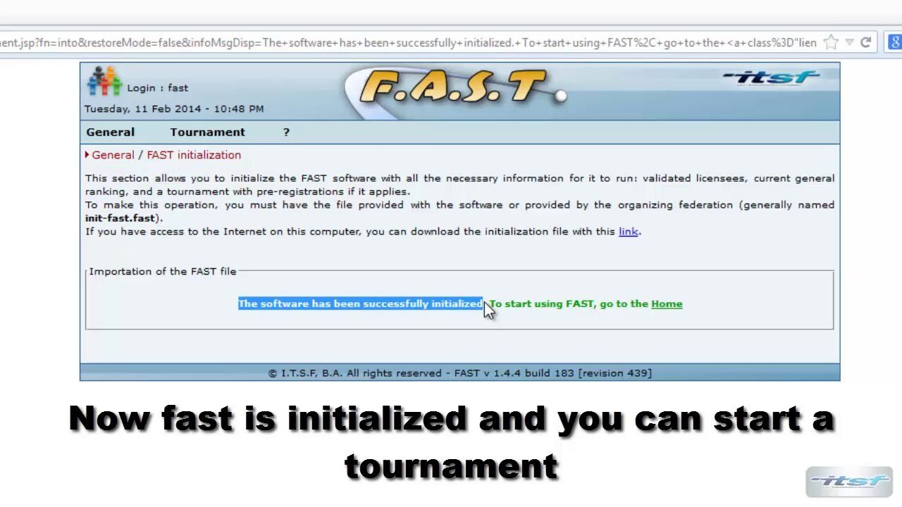 FAST Initialization