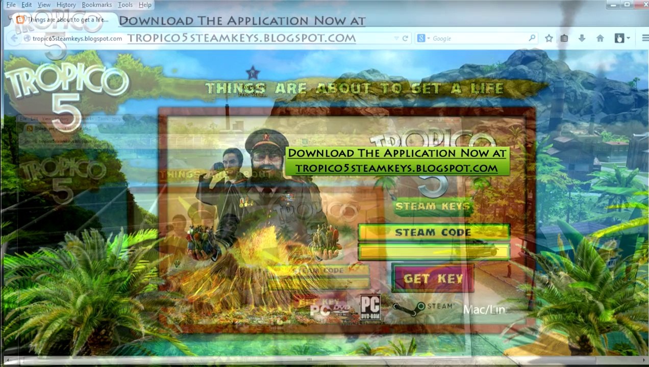 Tropico 5 free Steam Keys Codes!