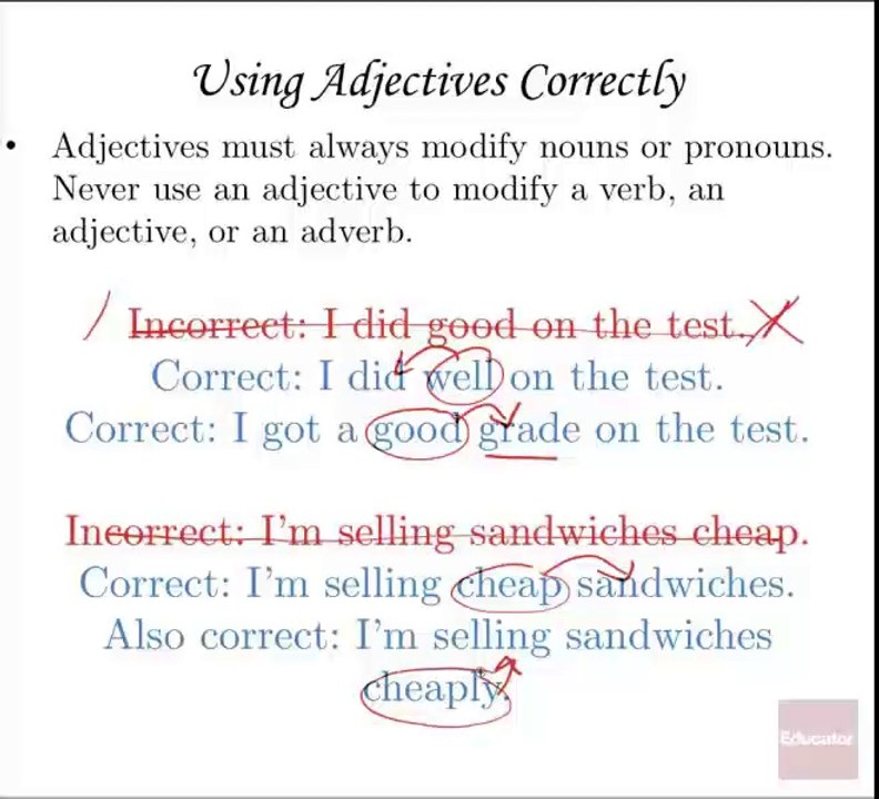 1.4 - Adjectives