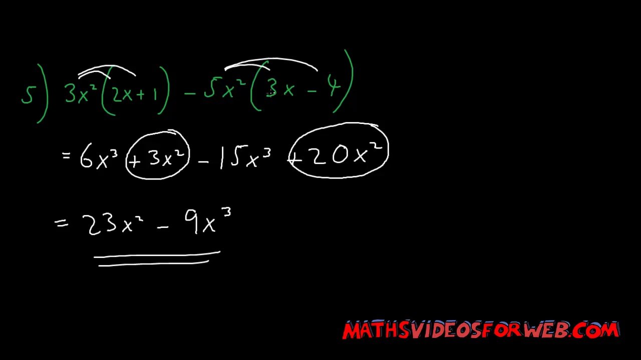 Expanding Expressions - Algebra