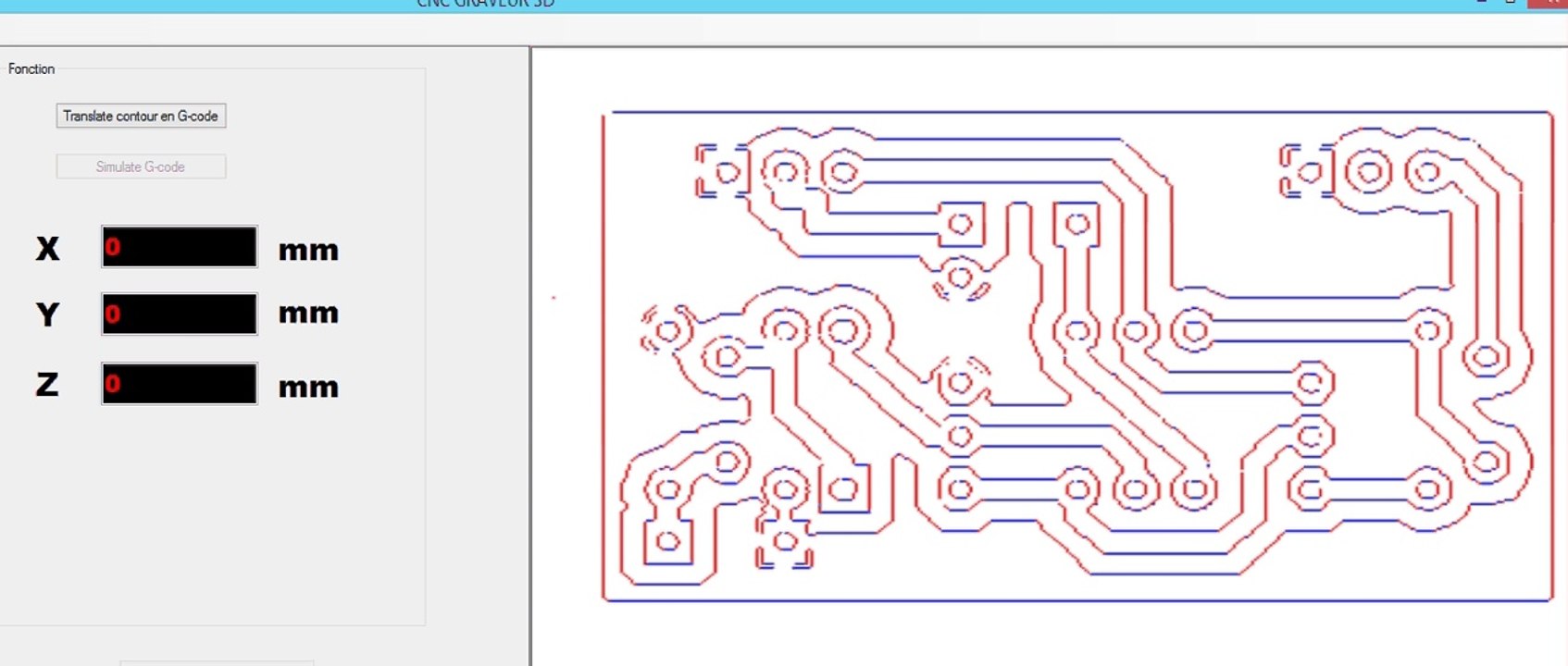 Algo analyse contour image vers G-code