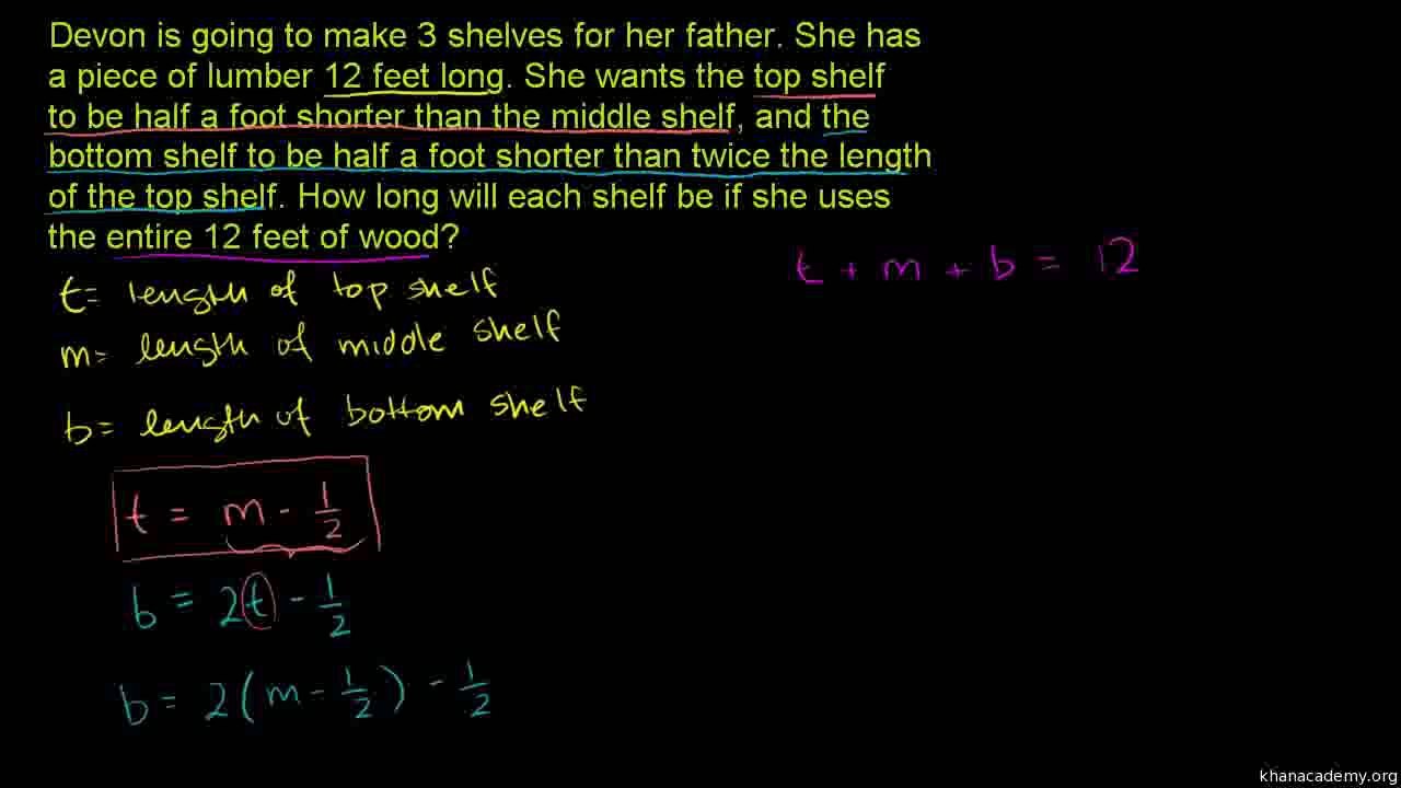 745-Linear systems word problem with substitution Urdu
