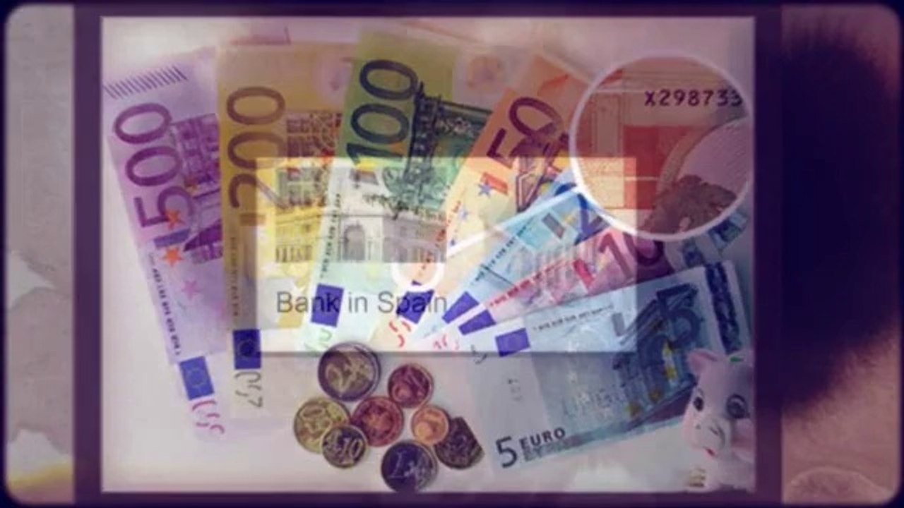 Bank In Barcelona In Spain