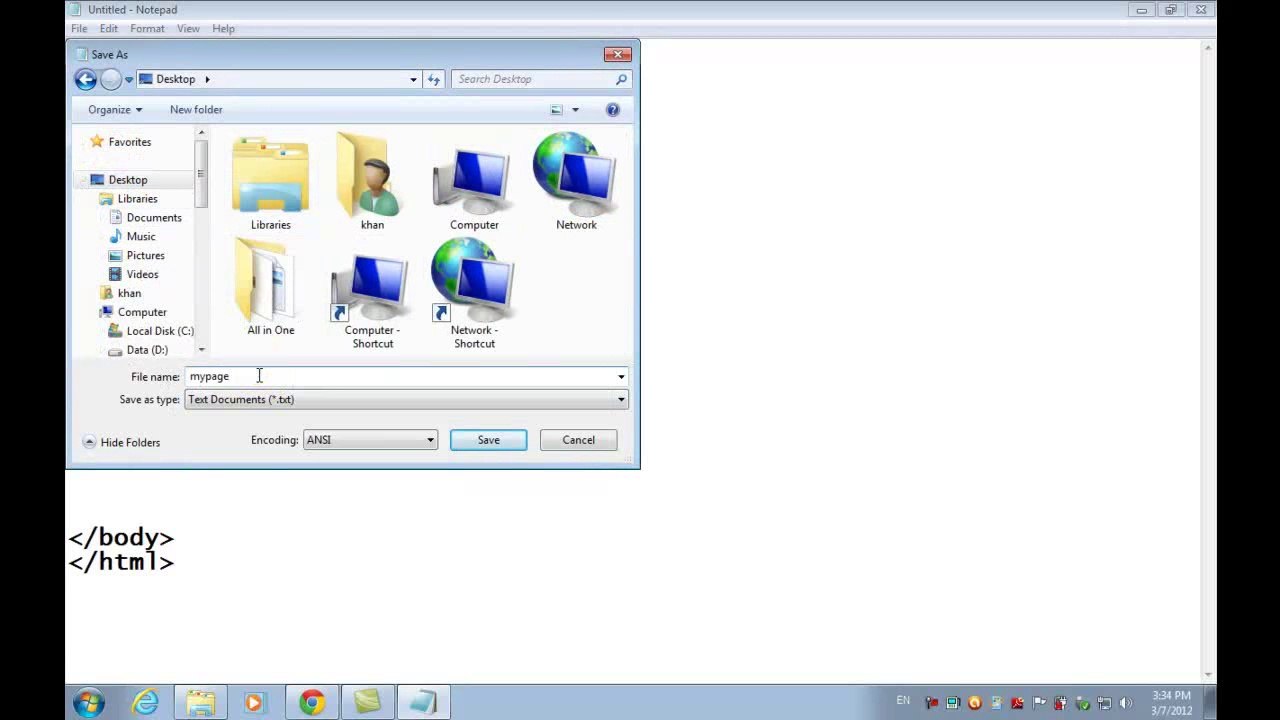 HTML in Urdu and Hindi - Lecture 01 (BolusWorld.Com)