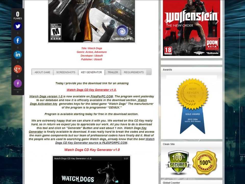 Watch Dogs Crack Fixed download [ CD KEY  ]