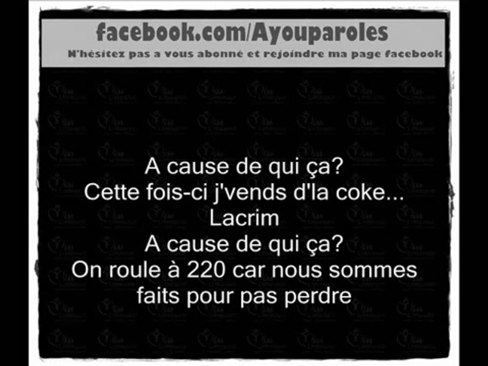 Mister You feat Lacrim | Et ouais mon pote (Paroles / Lyrics)