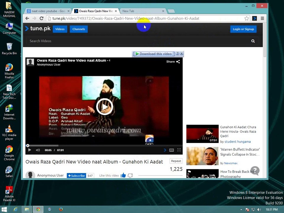 Open Youtube With Out Any Software with Google Chrom Extention Tune.Pk