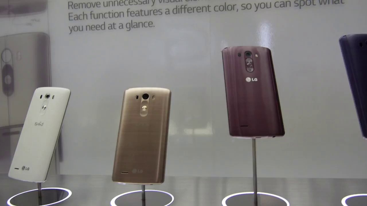 Übersicht der Farboptionen für das LG G3 [Deutsch]
