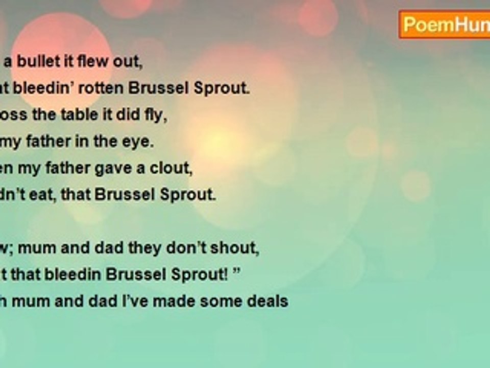 James Asher - Brussel Sprout