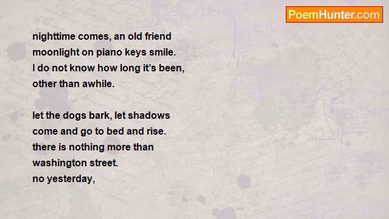 An Old Friend: Moonlight and Memories