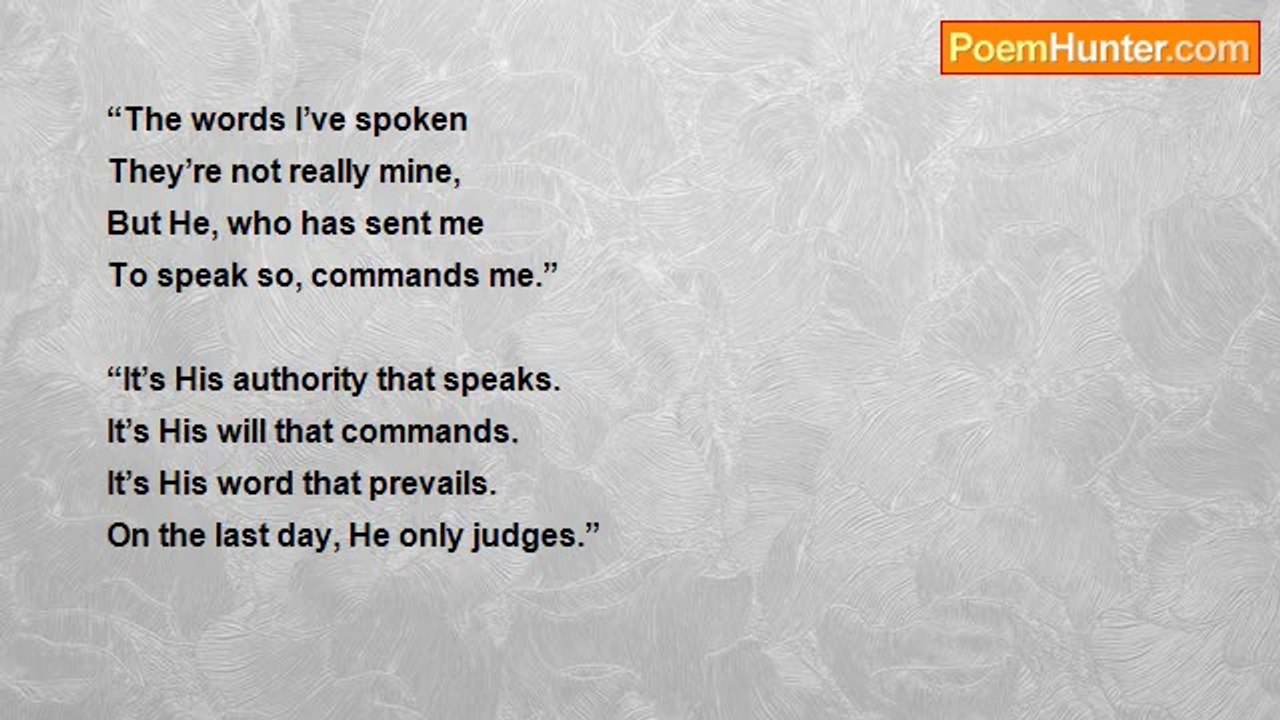 Simple Simon - J46 Judgment by Jesus Words