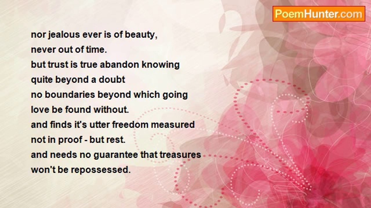 moon batchelder - What Trust Is Not...And Is...