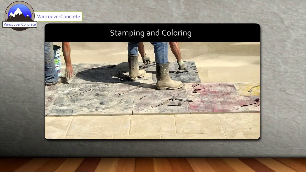 White Rock BC Stamped Concrete