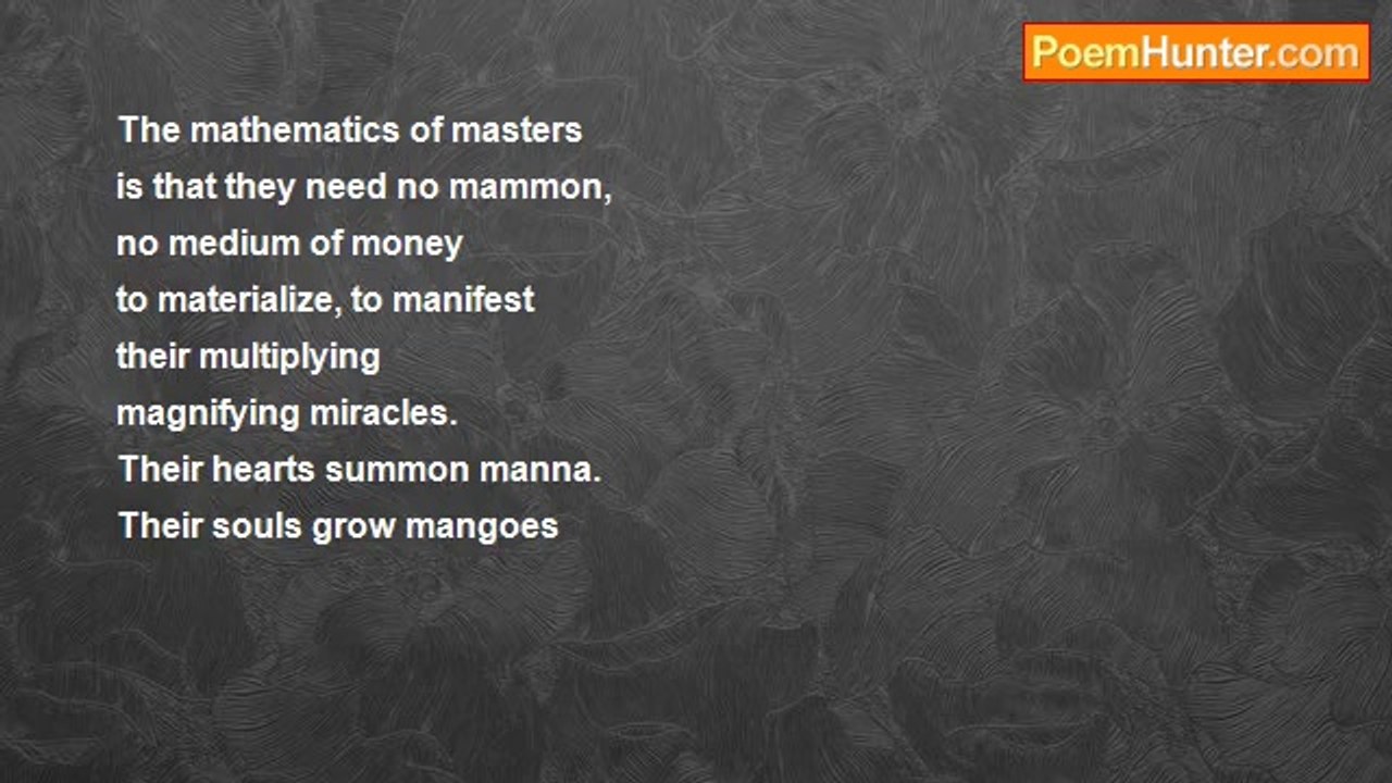 Saiom Shriver - The Mathematics Of Masters
