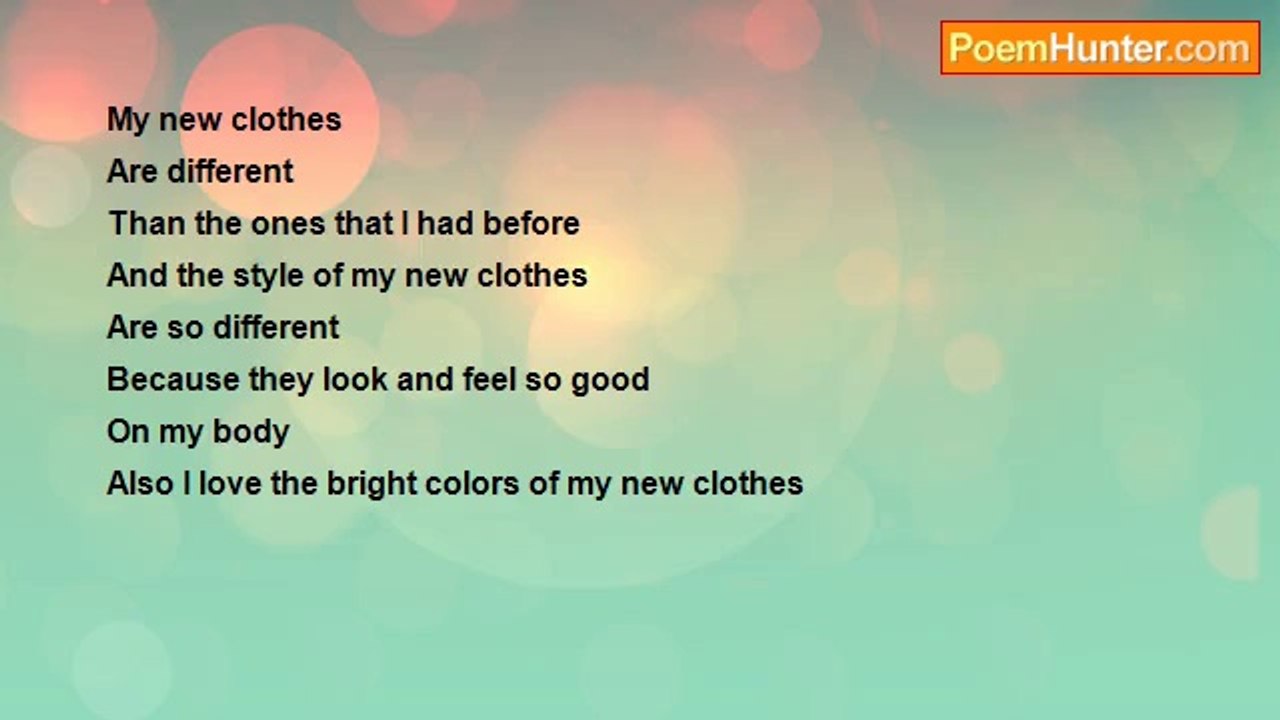 Aldo Kraas - MY NEW CLOTHES